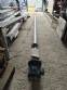 Flexible helical screw conveyor made of stainless steel, 7500 mm, with a spring.