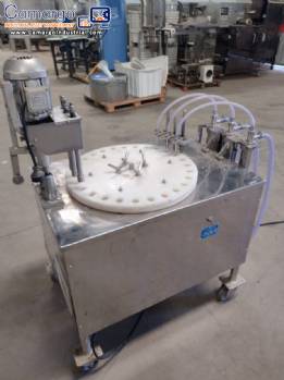 Rotating filling machine in stainless steel Erli 3 spouts