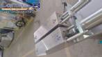 Semi-automatic pneumatic liquid filling machine with two nozzles