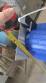 Stainless steel inclined treadmill with COBRA slats