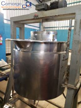 Stony industrial mixer for peanut butter cups with motor and reducer -  Camargo Industrial - Used Machines