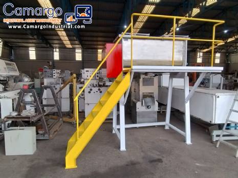 Mecamau stainless steel ribbon blender