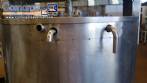 Jacketed stainless steel reactor tank 170 liters