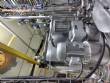 Jacketed cookers with platform, pumps, and valves for toppings, syrups, fillings, and sauces.