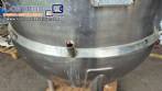 Stainless steel cooking pot, 300 liters.