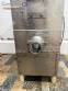 Stainless steel meat grinder with size 98 opening.