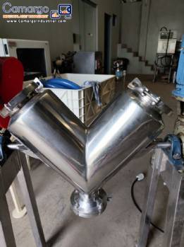 10 liter stainless steel V mixer