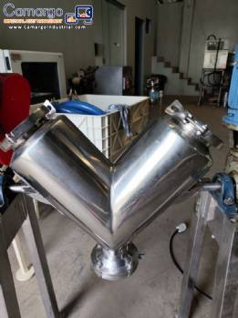 15 liter stainless steel V mixer