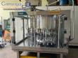 Stainless steel rotary filling machine with 16 IMSB nozzles for bottles and jars