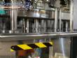 Gravimetric rotary filling machine in stainless steel with cabin
