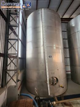 Stainless steel storage tank 32,000 liters