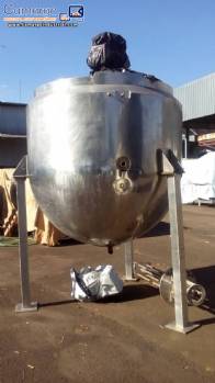 Pot cooker in stainless steel jacketed of 3,000 L