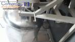 Stainless steel jacketed rotary mixer