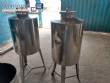 Stainless steel tank with 100 L capacity