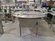 Masipack 1200 mm stainless steel rotating accumulator table