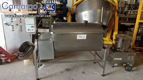 Seleto 210-liter stainless steel meat homogenizing paddle mixer