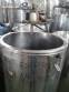 Stainless steel storage tank with stirrer for 500 L