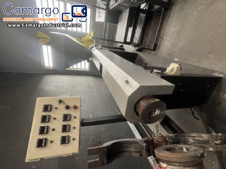 Extruder for plastic granulation with 60 mm degassing and 30 HP motor