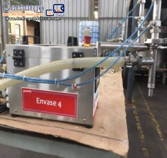 Stainless steel semi-automatic 2 nozzle filling machine