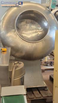 Incapi 250 liter stainless steel smooth coating pan