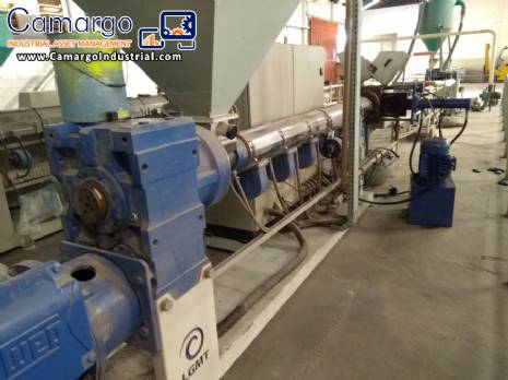 Single screw extrusion line LGMT