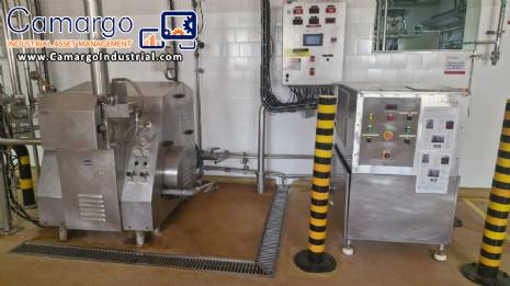 Stainless steel homogenizer for liquids Treu 40 CV