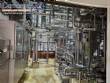 Stainless steel processing reactor tanks, 1140 liters, with pump valves.