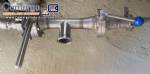 Three-vessel brewhouse for craft breweries, 1300 liters per batch.