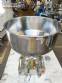 Stainless steel benchtop filling machine for liquids and viscous products
