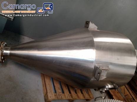 Stainless steel vertical silo