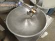 Stainless steel meat cutter processor with rotating knives