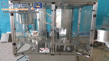 Container and capper bottle dropper and cap Prom�quina