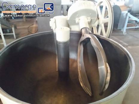 REF-1799 AMASADORA DE PAN CON VOLCADOR ESMACH EN ESPIRAL 120KG dough  kneader for sale Spain Archena, NP28199