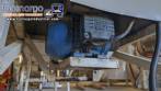Horizontal paddle mixer in stainless steel, 200 liters, 2 HP.