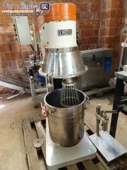 Masseira with stainless steel bulge 40 L Inco