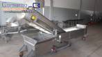 Stainless steel fish/seafood glazing machine Brusinox 1500 kg/h