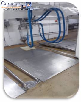 Floor scale with ramp in 304 stainless steel, Alfa Instrumentos, 4000 kg