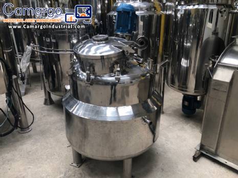 Process reactor in stainless steel 250 L