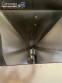 Inclined screw conveyor with stainless steel silo
