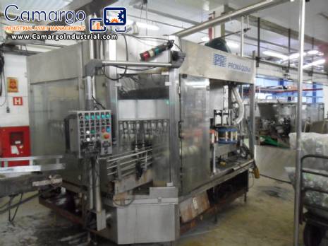 Rotary filling machine with 60 filling nozzles Promquina