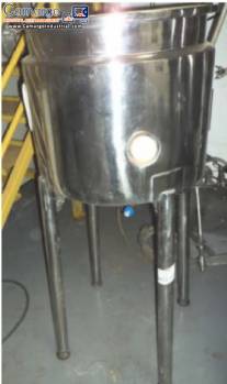 Stainless steel agitator tank 50 L