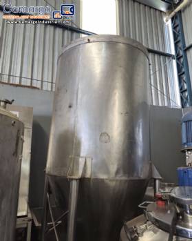 Stainless steel storage silo tank