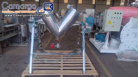 100-liter stainless steel V-blender