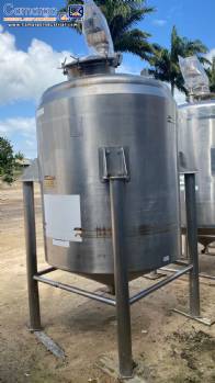 1500 liter stainless steel tank without agitator