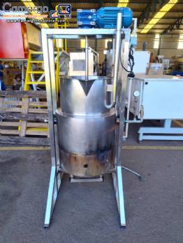 100 litre stainless steel tilting gas jacketed cooking pot
