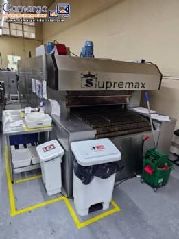 Continuous conveyor tunnel furnace with gas burner Supremax