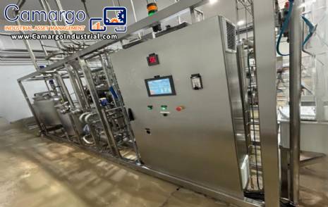 Membrane filtration system for whey permeate 10.000 L h Padroniza