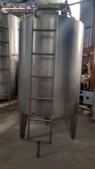 Storage tank stainless steel 1.500 L Brasholanda