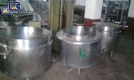 Stainless steel cooking pots