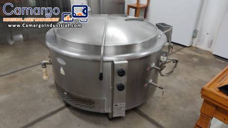 COZIL gas self-generating stainless steel cauldron, 500 liters